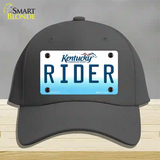 Rider Kentucky Novelty License Plate Hat Cotton / Charcoal