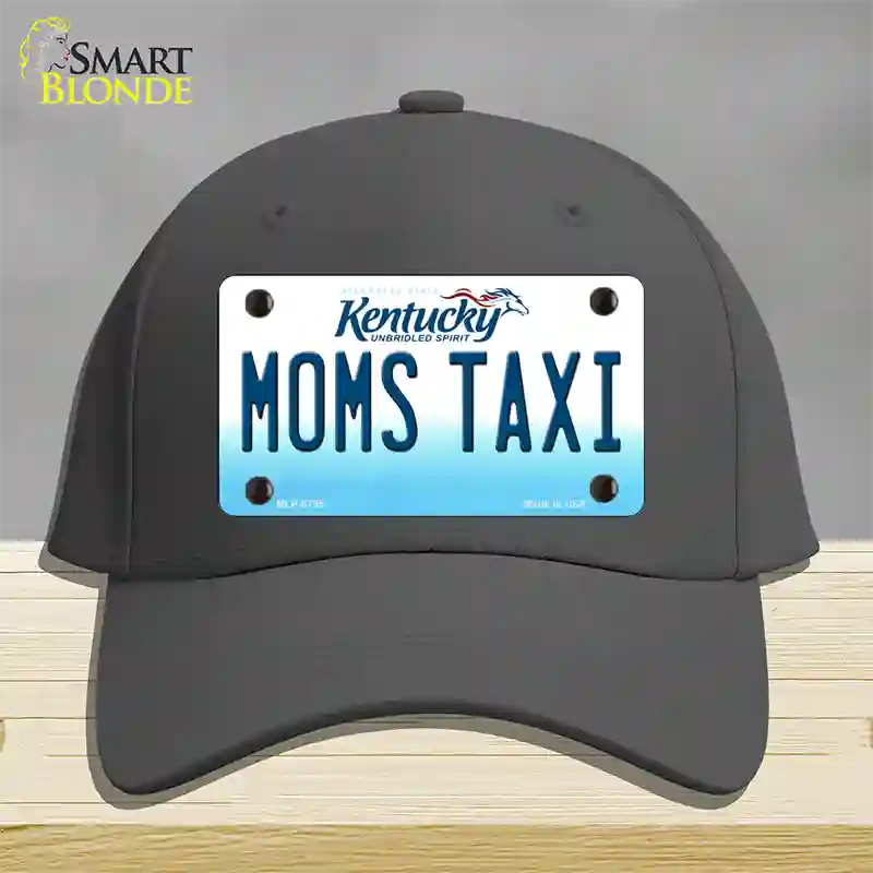 Moms Taxi Kentucky Novelty License Plate Hat Cotton / Charcoal