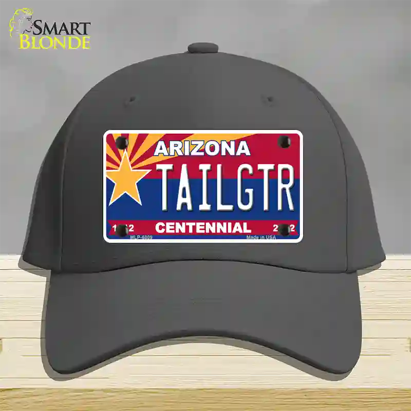 Arizona Centennial Tailgtr Novelty License Plate Hat Cotton / Charcoal