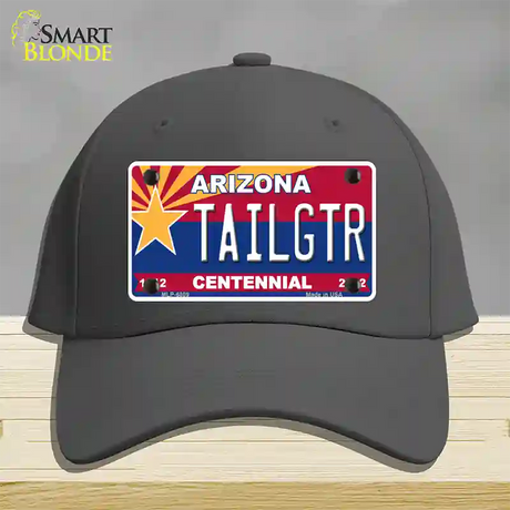 Arizona Centennial Tailgtr Novelty License Plate Hat Cotton / Charcoal