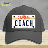 Coach California Novelty License Plate Hat Cotton / Charcoal