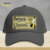 Office Of Queen Bee Novelty License Plate Hat Cotton / Charcoal