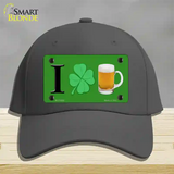 Shamrock Beer Novelty License Plate Hat Cotton / Charcoal