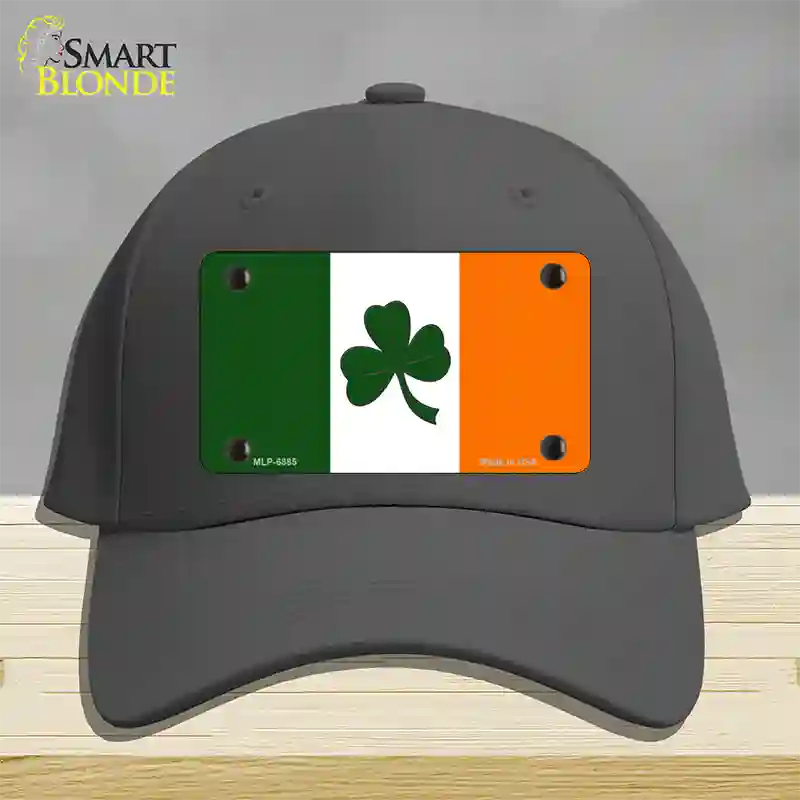 Shamrock Irish Flag Novelty License Plate Hat Cotton / Charcoal