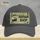 Dads Repair Shop Novelty License Plate Hat Cotton / Charcoal