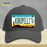 Arizona Kokopelli Novelty License Plate Hat Cotton / Charcoal