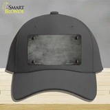 Gray Oil Rubbed Solid Novelty License Plate Hat Cotton / Charcoal