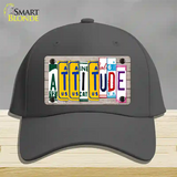 Attitude License Plate Art Wood Novelty License Plate Hat Cotton / Charcoal