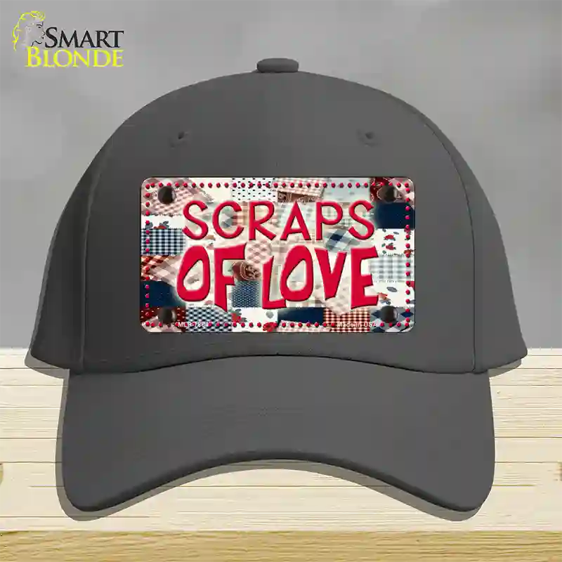 Scraps Of Love Novelty License Plate Hat Cotton / Charcoal