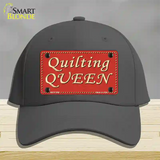 Quilting Queen Novelty License Plate Hat Cotton / Charcoal