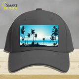 Sunset Blue Novelty License Plate Hat Cotton / Charcoal