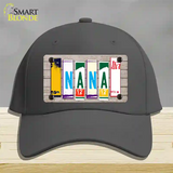 Nana Wood License Plate Art Novelty License Plate Hat Cotton / Charcoal