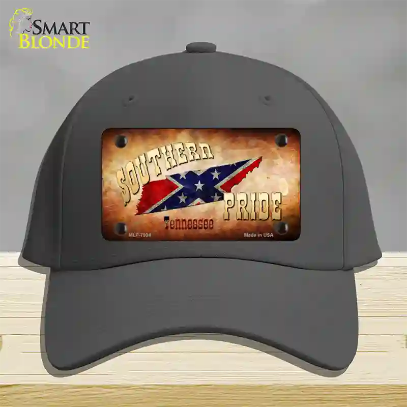 Southern Pride Tennessee Novelty License Plate Hat Cotton / Charcoal