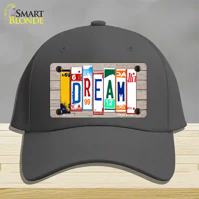 Dream Wood License Plate Art Novelty License Plate Hat Cotton / Charcoal