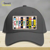 Gypsy Soul Wood License Plate Art Novelty License Plate Hat Cotton / Charcoal