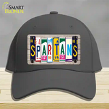 Spartans Wood License Plate Art Novelty License Plate Hat Cotton / Charcoal