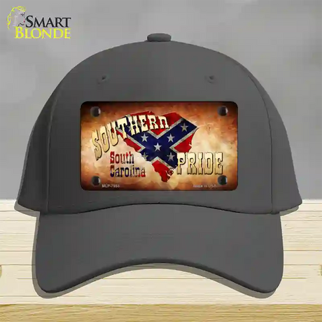 Southern Pride South Carolina Novelty License Plate Hat Cotton / Charcoal