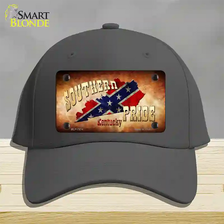 Southern Pride Kentucky Novelty License Plate Hat Cotton / Charcoal