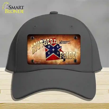 Southern Pride Missouri Novelty License Plate Hat Cotton / Charcoal