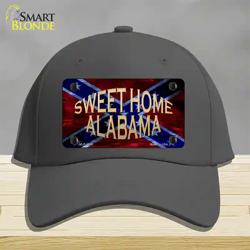 Sweet Home Alabama Novelty License Plate Hat Cotton / Charcoal