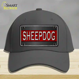 Sheepdog Thin Red Line Novelty License Plate Hat Cotton / Charcoal