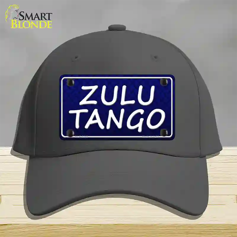 Zulu Tango Novelty License Plate Hat Cotton / Charcoal