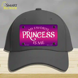 My Favorite Princess Is Me Novelty License Plate Hat Cotton / Charcoal