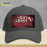 This Girl Loves Her 49ers Novelty License Plate Hat Cotton / Charcoal