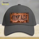 Vintage Rusty Sign Novelty License Plate Hat Cotton / Charcoal