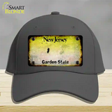 New Jersey Rusty Blank Novelty License Plate Hat Cotton / Charcoal