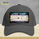 New York Rusty Blank Novelty License Plate Hat Cotton / Charcoal