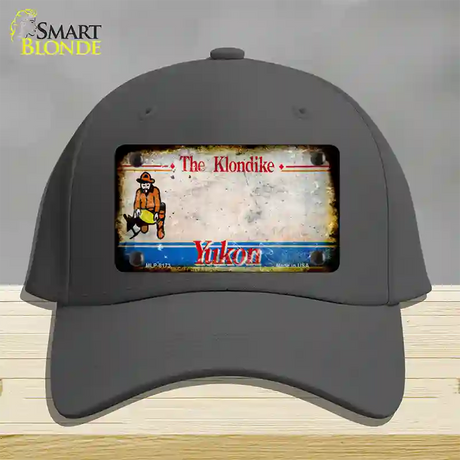 Yukon Rusty Blank Novelty License Plate Hat Cotton / Charcoal