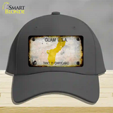 Guam Rusty Blank Novelty License Plate Hat Cotton / Charcoal