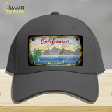 California Lake Tahoe Rusty Blank Novelty License Plate Hat Cotton / Charcoal