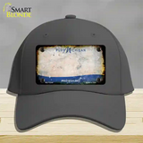 Pure Michigan Rusty Blank Novelty License Plate Hat Cotton / Charcoal