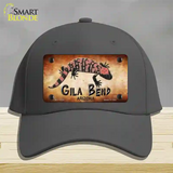 Gila Bend Gila Monster Novelty License Plate Hat Cotton / Charcoal