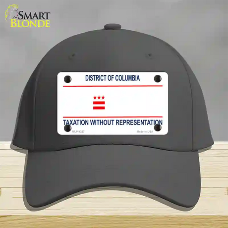 Taxation Without Representation Novelty License Plate Hat Cotton / Charcoal