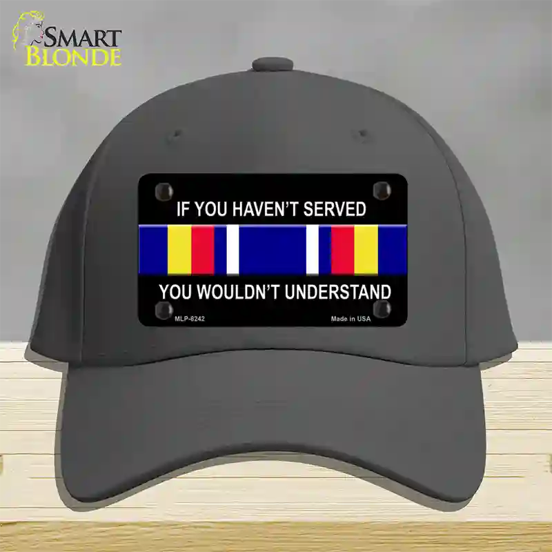 War On Terrorism Ribbon Novelty License Plate Hat Cotton / Charcoal