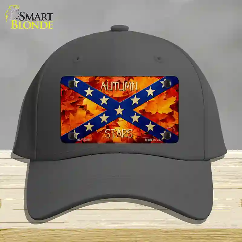 Autumn Stars Novelty License Plate Hat Cotton / Charcoal