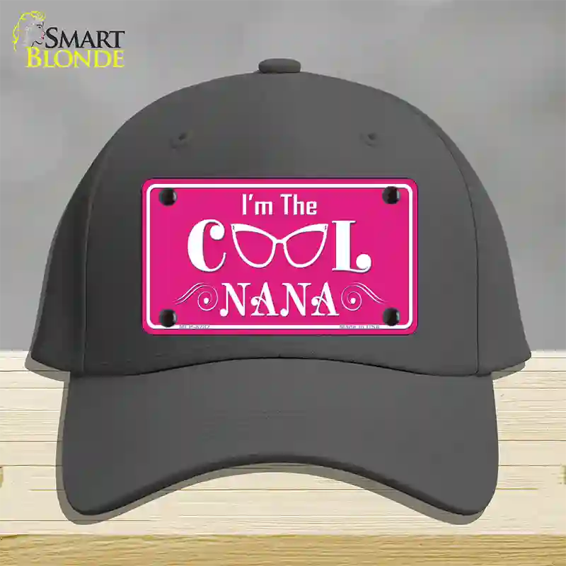 Im The Cool Nana Novelty License Plate Hat Cotton / Charcoal