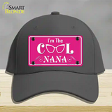 Im The Cool Nana Novelty License Plate Hat Cotton / Charcoal