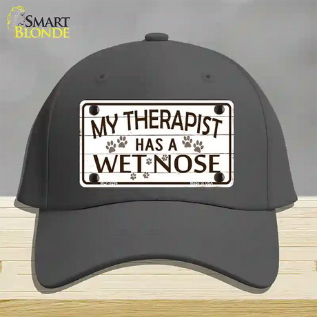 My Therapist Novelty License Plate Hat Cotton / Charcoal