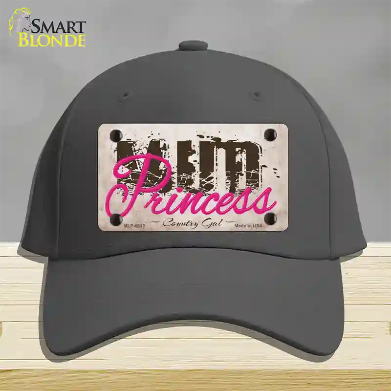 Mud Princess Novelty License Plate Hat Cotton / Charcoal