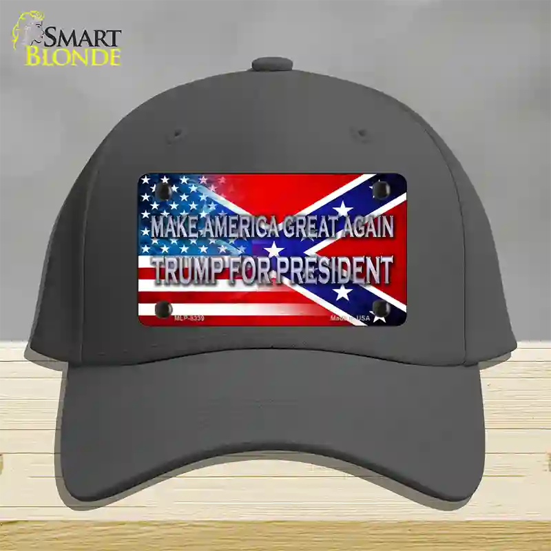 Make America Great Again Novelty License Plate Hat Cotton / Charcoal