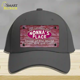 Nonnas Place Novelty License Plate Hat Cotton / Charcoal