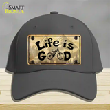 Life Is Good Novelty License Plate Hat Cotton / Charcoal