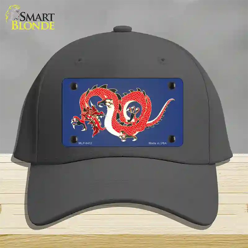 Dragon Novelty License Plate Hat Cotton / Charcoal