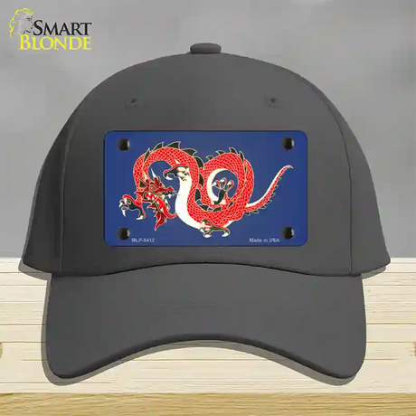 Dragon Novelty License Plate Hat Cotton / Charcoal