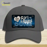 This Girl Loves Duke Novelty License Plate Hat Cotton / Charcoal