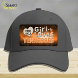 This Girl Loves Tennessee Novelty License Plate Hat Cotton / Charcoal